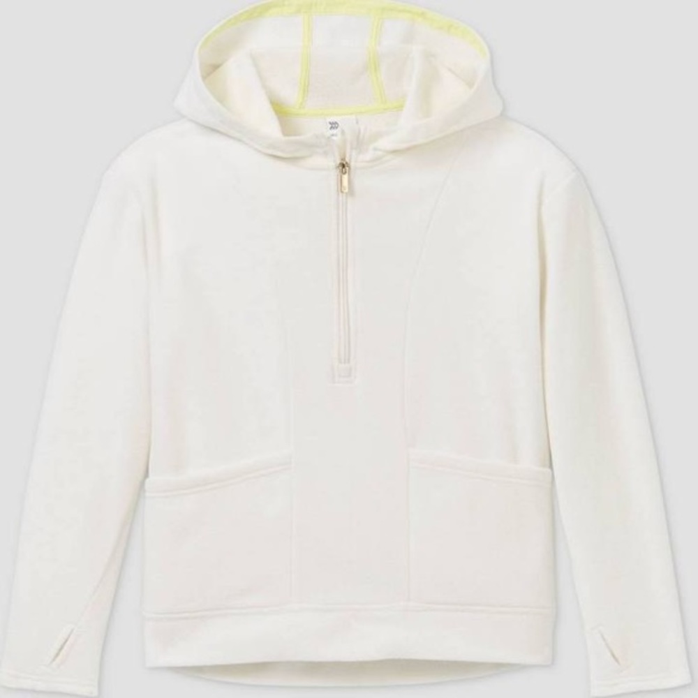 ⭐️Girls' Fleece 1/4 Zip Sweatshirt - All in‎ Motion size S 6-6X
